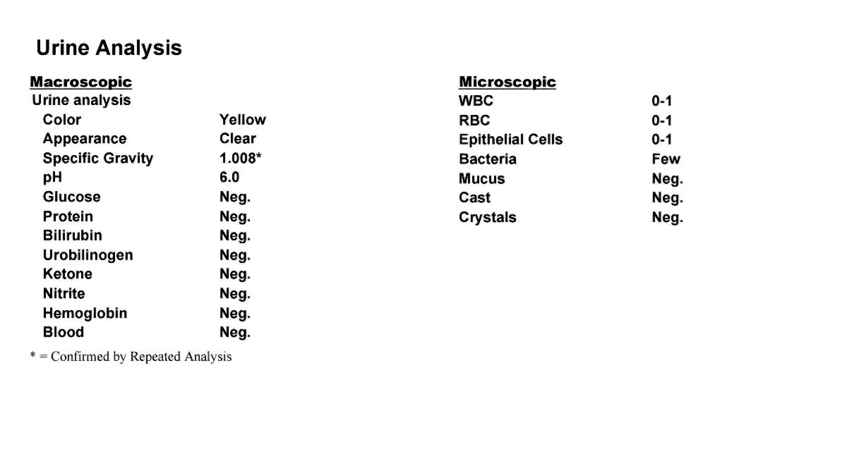 آزمایش ادرار نوزار چهار ماهه