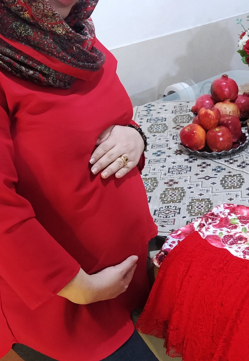 شکم من اولای ماه ۸