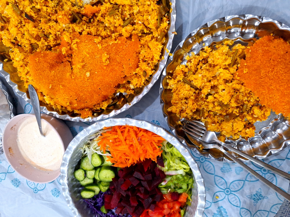 لوبیا پلو خودمونی😋