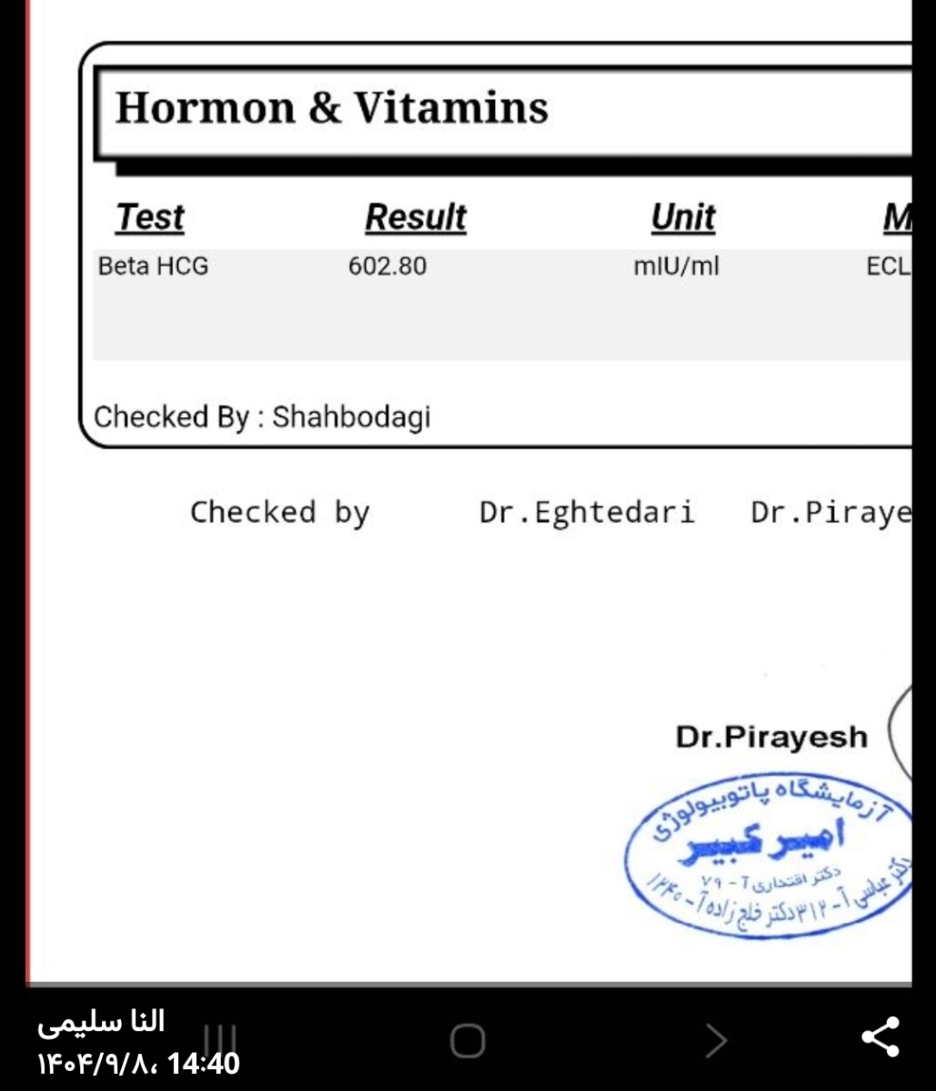 جواب بتا دو روز بعد تاخیر پریود 🤔