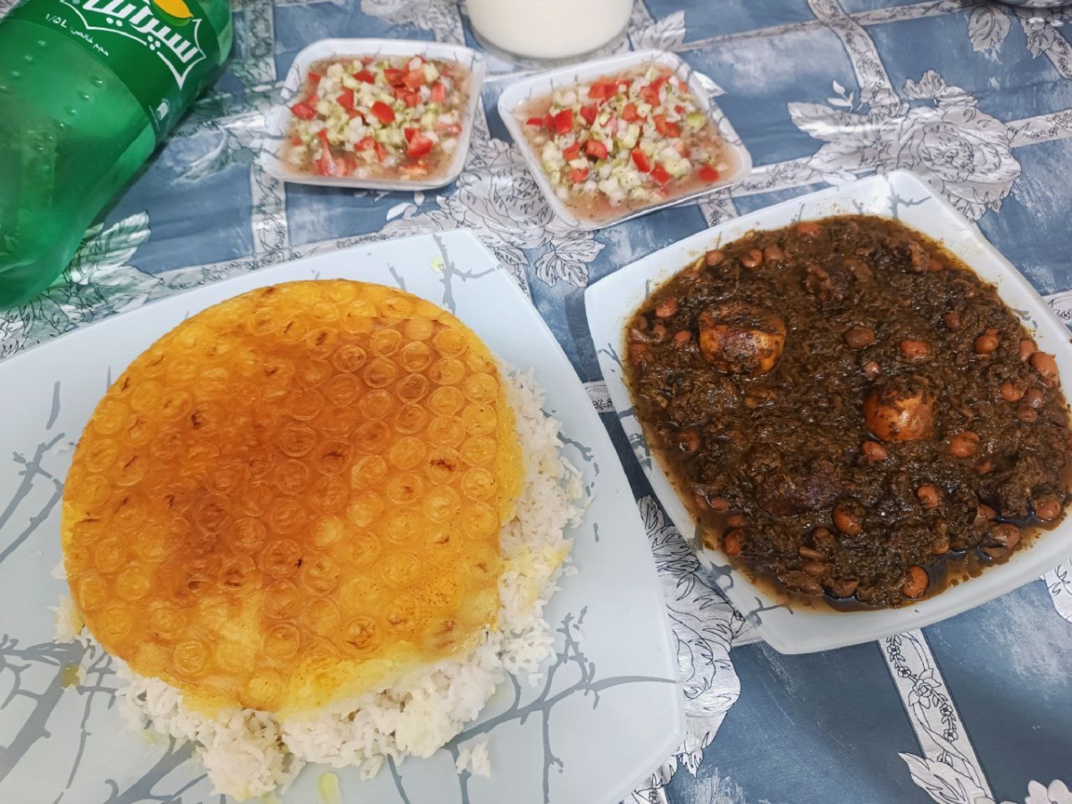 درود بر قورمه سبزی و قورمه سبزی دوستان‌ 😋😍😂😂