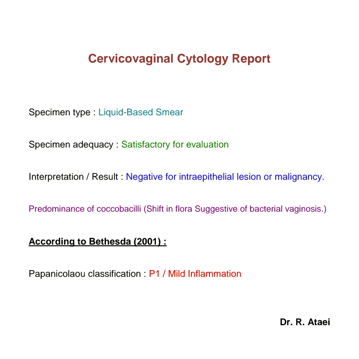 تفسیر تست پاپ اسمیر و آزمایش قبل بارداری تفسیر تست پاپ اسمیر و آزمایش قبل بارداری