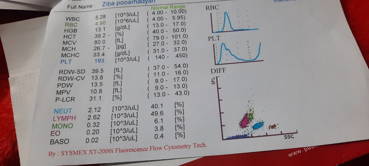 سونو وازمایشهای بعد زایمان