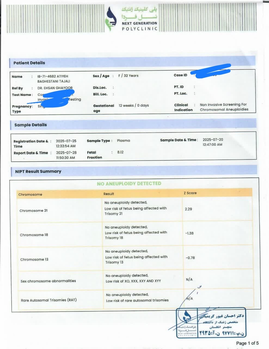 جواب سلفری من را بررسی می‌کنید