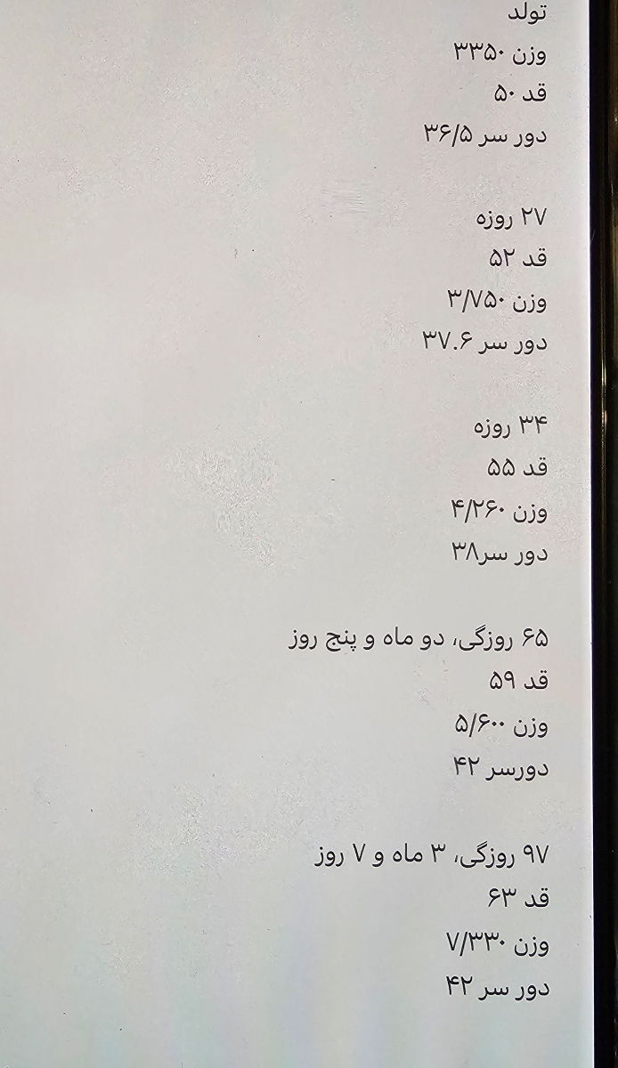 وزن گیری زیاد نوزاد