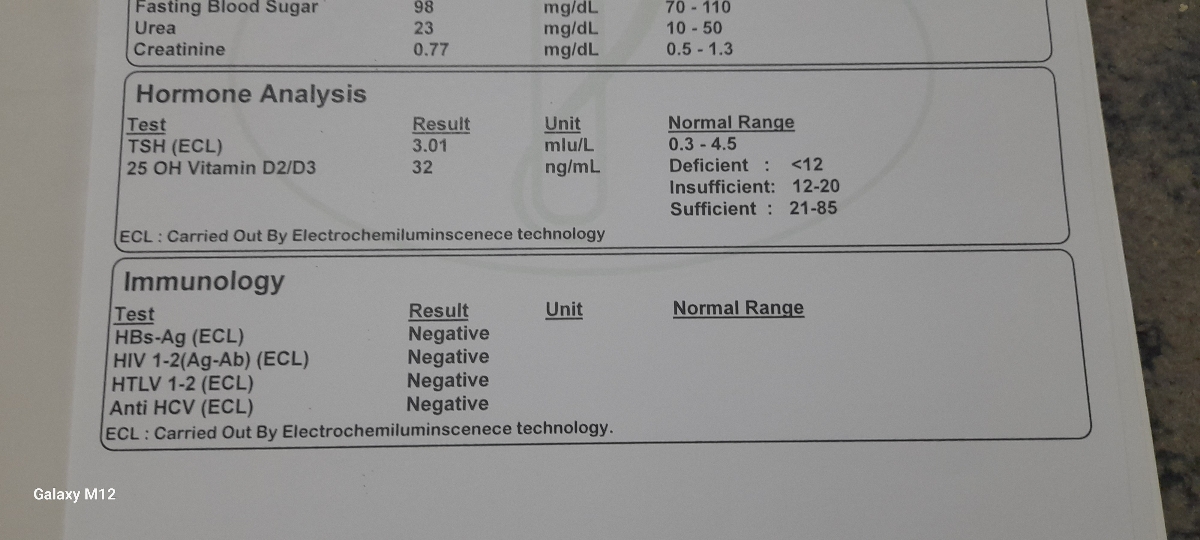 تفسیر سونو و آزمایش