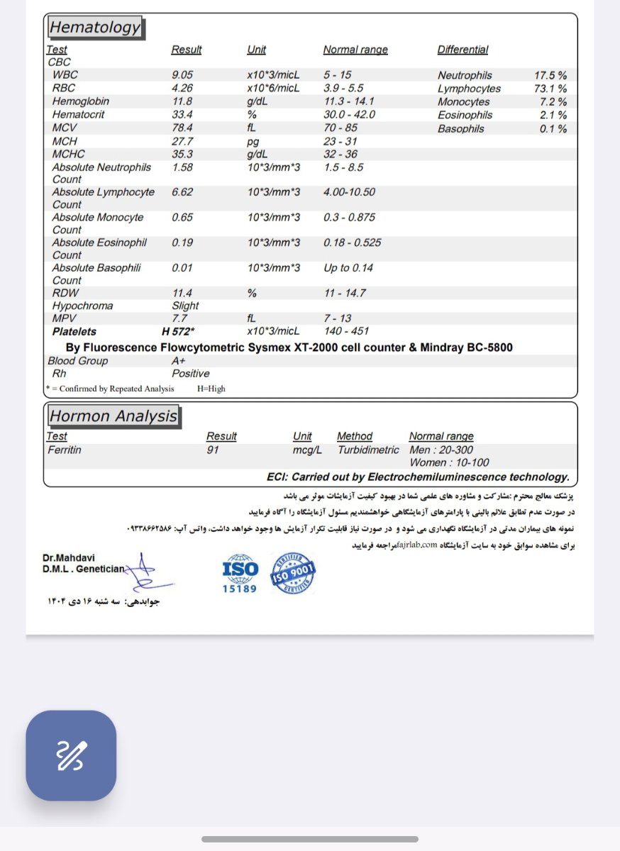 این آزمایش یکسالگی دخترم این آزمایش یکسالگی دخترم