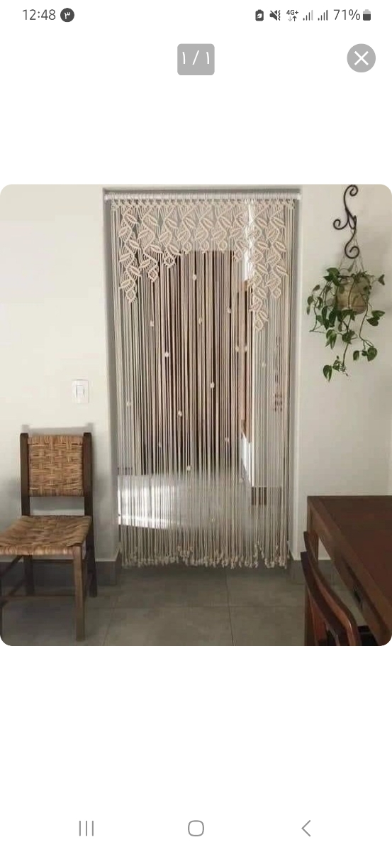 از این مکرومهها بزنی بانمکه. از کنار کابینت از این مکرومهها بزنی بانمکه. از کنار کابینت