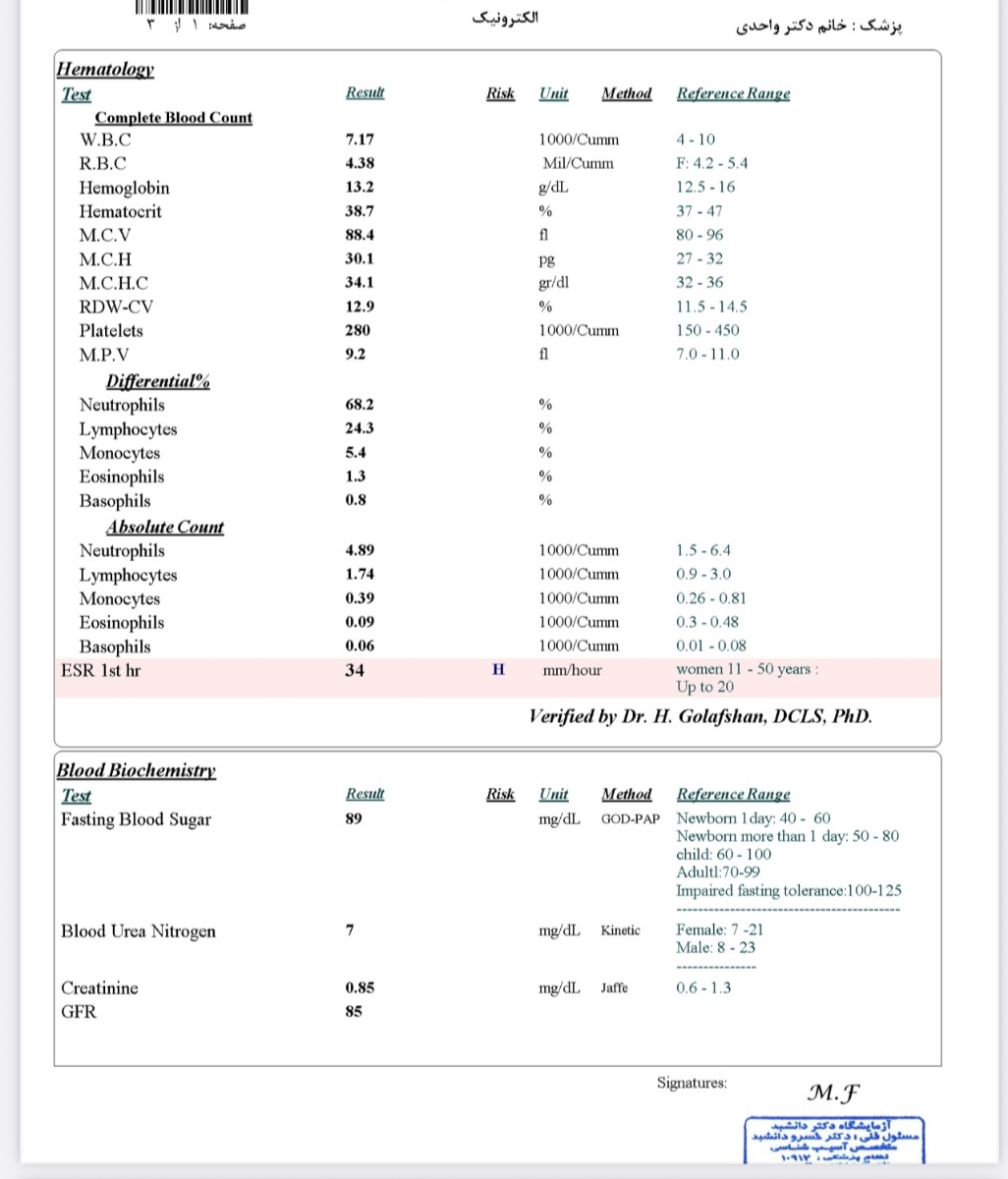 جواب آزمایش و نمونه برداری تیروئید جواب آزمایش و نمونه برداری تیروئید