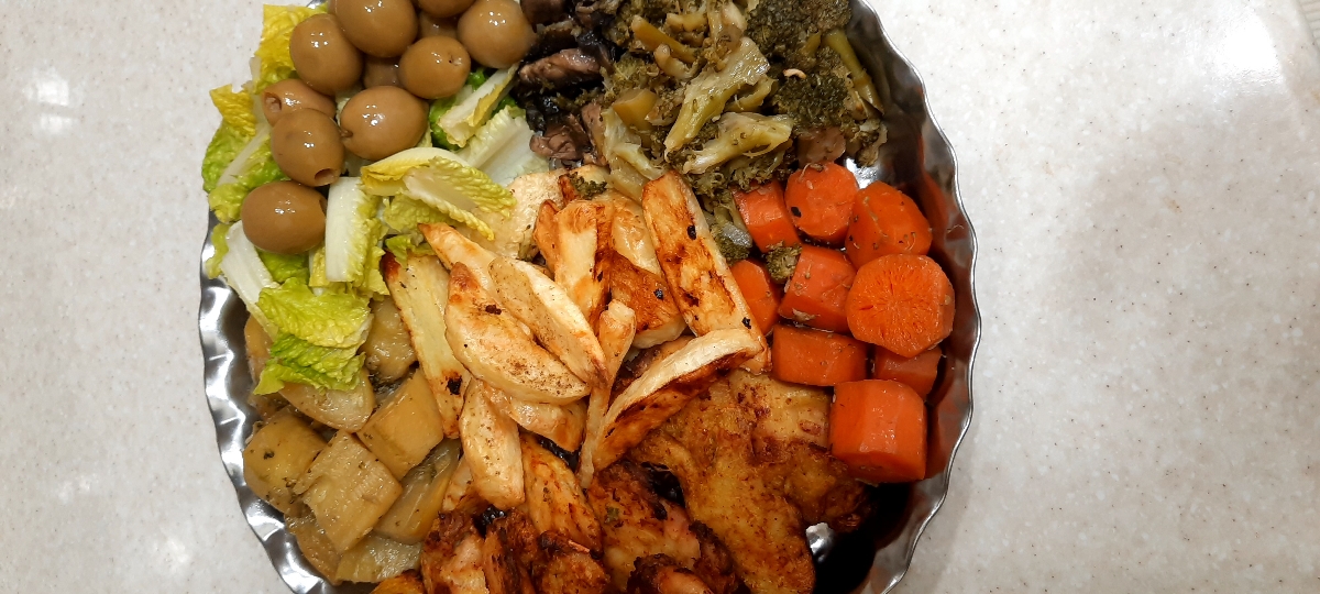 غذا با کلم بروکلی