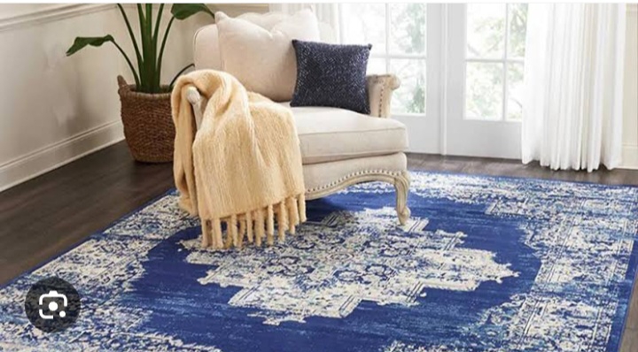 نمونه فرش ابی