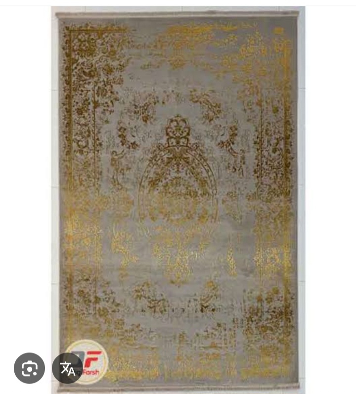 نمونه فرش طلایی