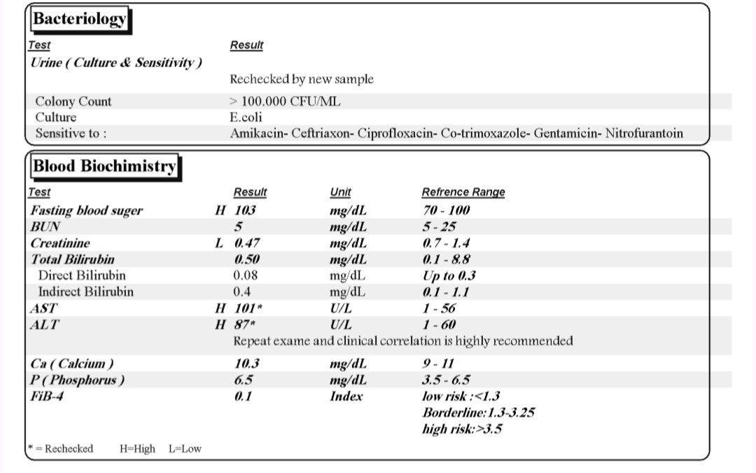 درخواست تفسیر آزمایشات نوزاد درخواست تفسیر آزمایشات نوزاد