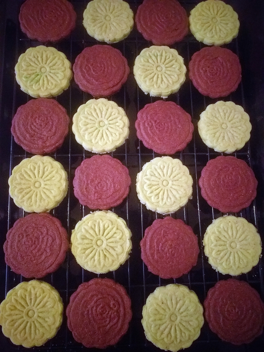 شیرینی پسته و گل سرخ
شیرینی بیسکوئیتی شکلاتی