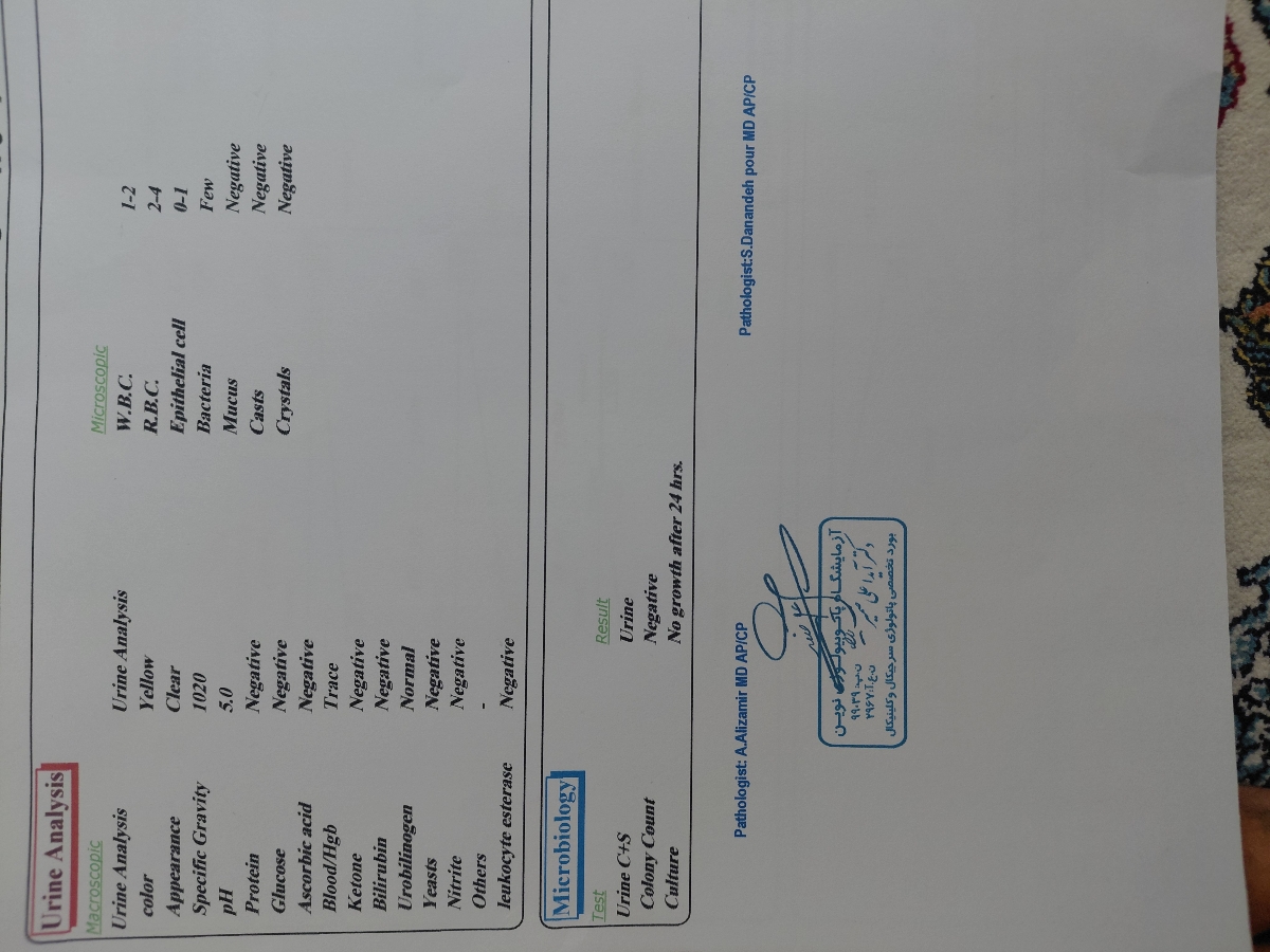 خارش آلت پسر۴ساله و ازمایش ادرار خارش آلت پسر۴ساله و ازمایش ادرار