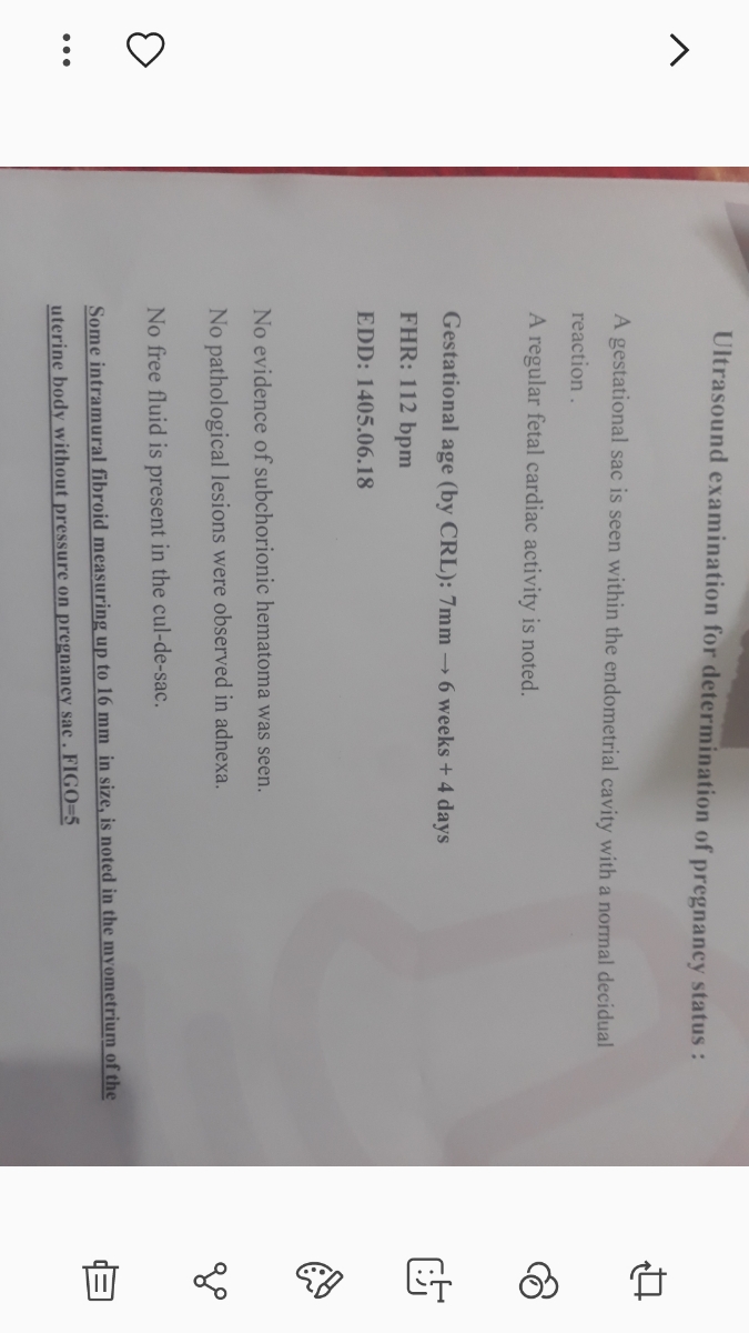 توقف رشدجنین تو۶هفته و۶روز