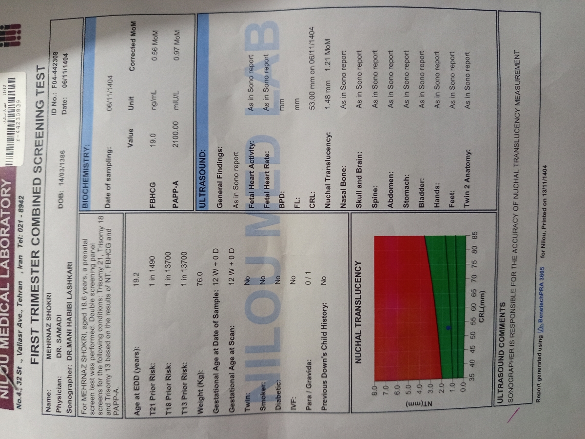 تفسیر آزمایش ان تی تفسیر آزمایش ان تی