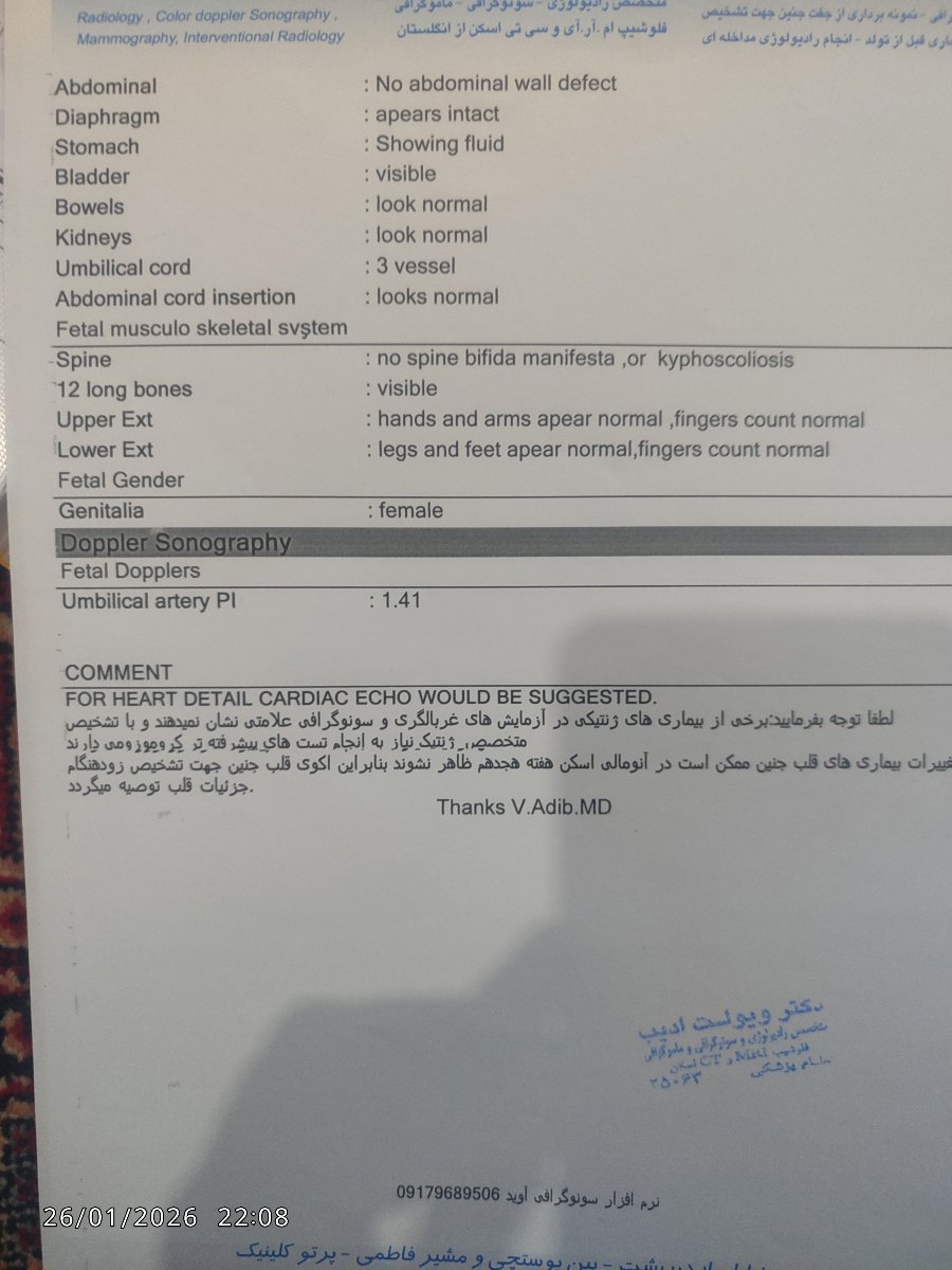 سونوگرافی 23 هفته و حرکت جنین در واژن؟؟