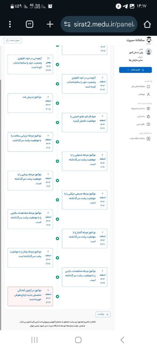 مامان های که برای سنجش بدورود کلاس اول ثبت نام کردن یه سوال ؟
