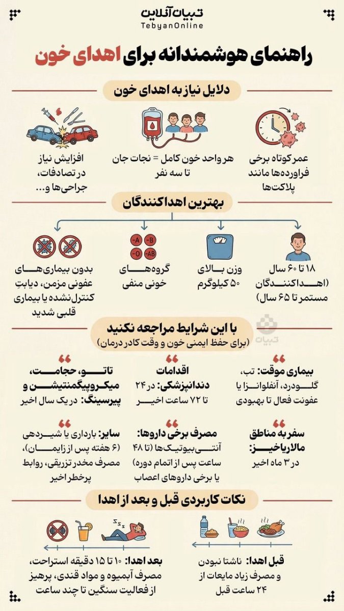 توصیه های ایمنی در شرایط بحرانی
