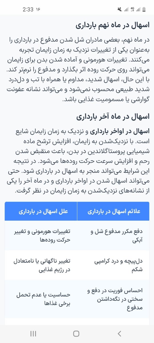 خانم دکتر انقباض و اسهال همزمان تو هفته من طبیعیه؟ خانم دکتر انقباض و اسهال همزمان تو هفته من طبیعیه؟