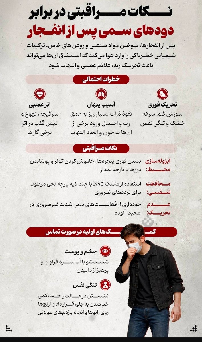 توصیه های ایمنی در شرایط بحرانی