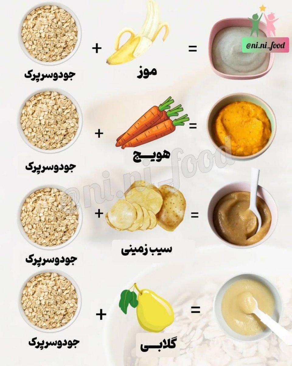 غذای کمکی نوزاد۹ ماهه غذای کمکی نوزاد۹ ماهه