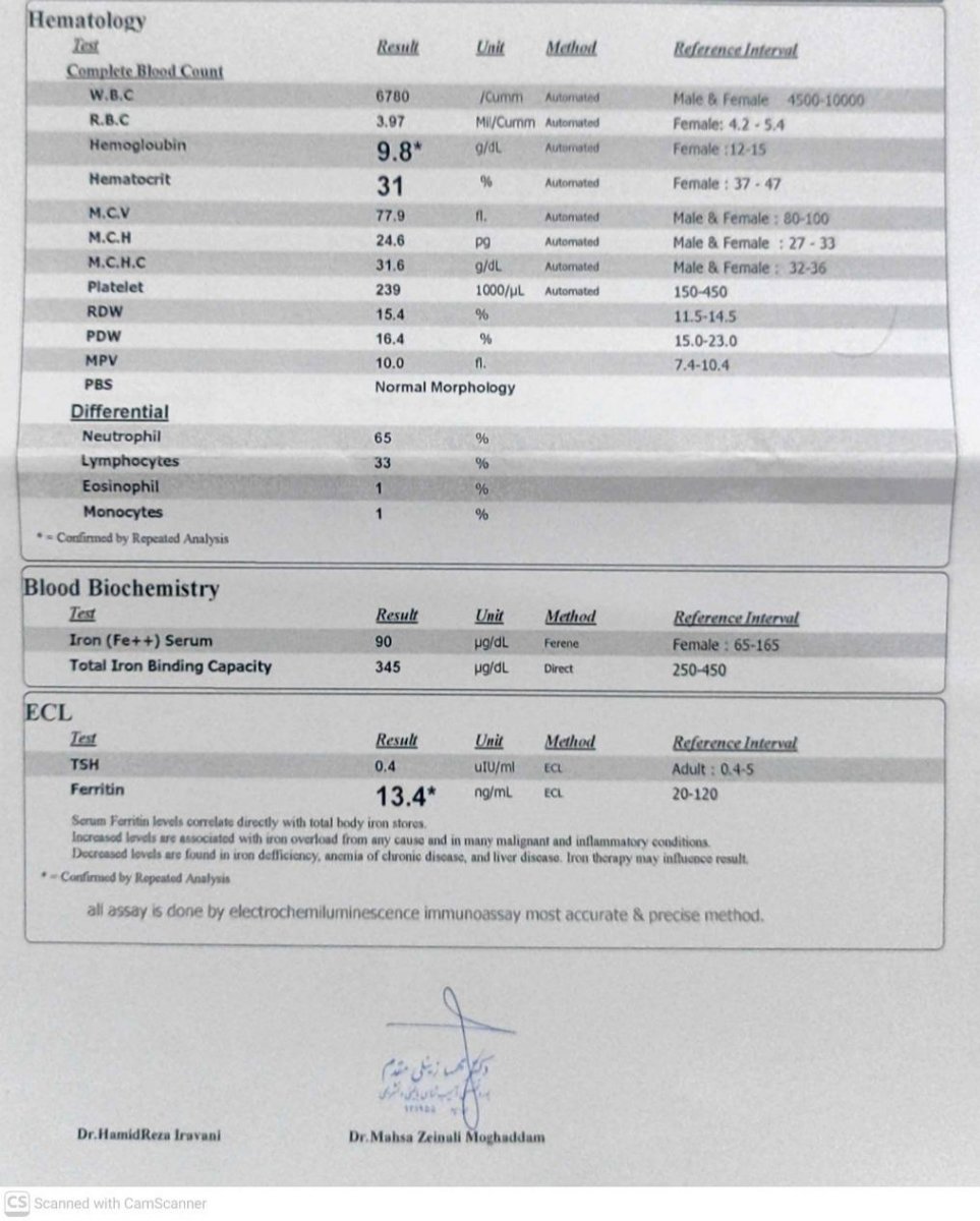 تفسیر آزمایش غربالگری و آزمایش چکاب تفسیر آزمایش غربالگری و آزمایش چکاب