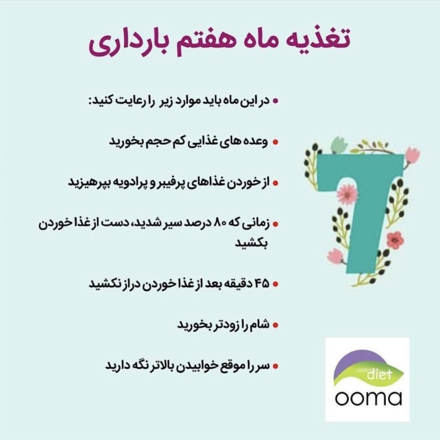تغذیه در ماه های بارداری