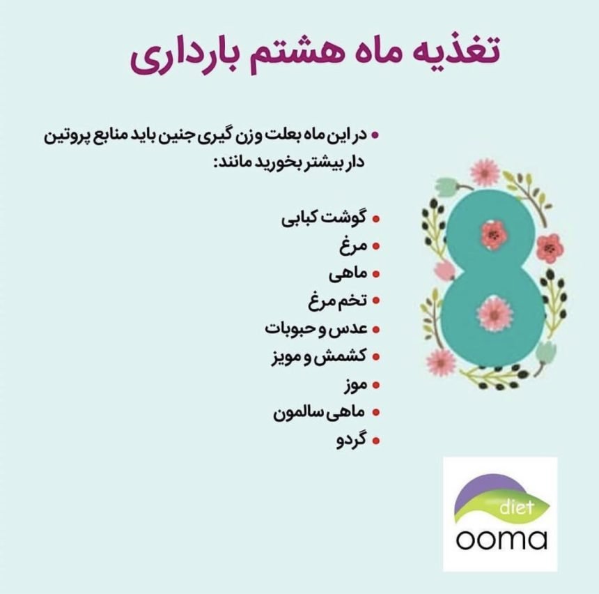 تغذیه در ماه های بارداری