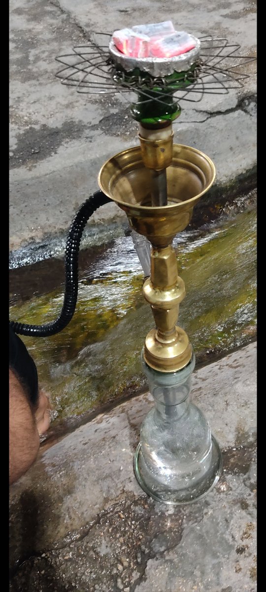 قلیون عربی فلزی یا چوبی