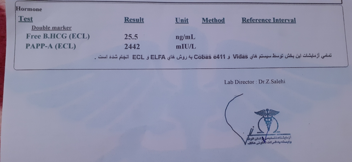 بررسی سونوگرافی ان تی و تفسیر