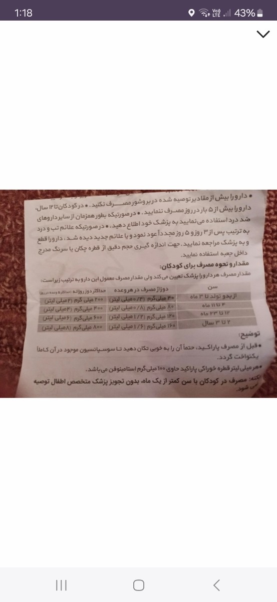تفاوت استامینوفن پاراکید و معمولی تفاوت استامینوفن پاراکید و معمولی