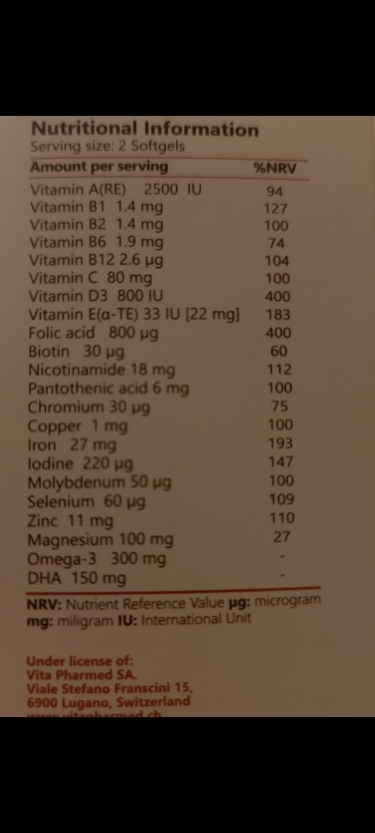 میزان مورد نیاز امگا ۳ هفته هیجدهم