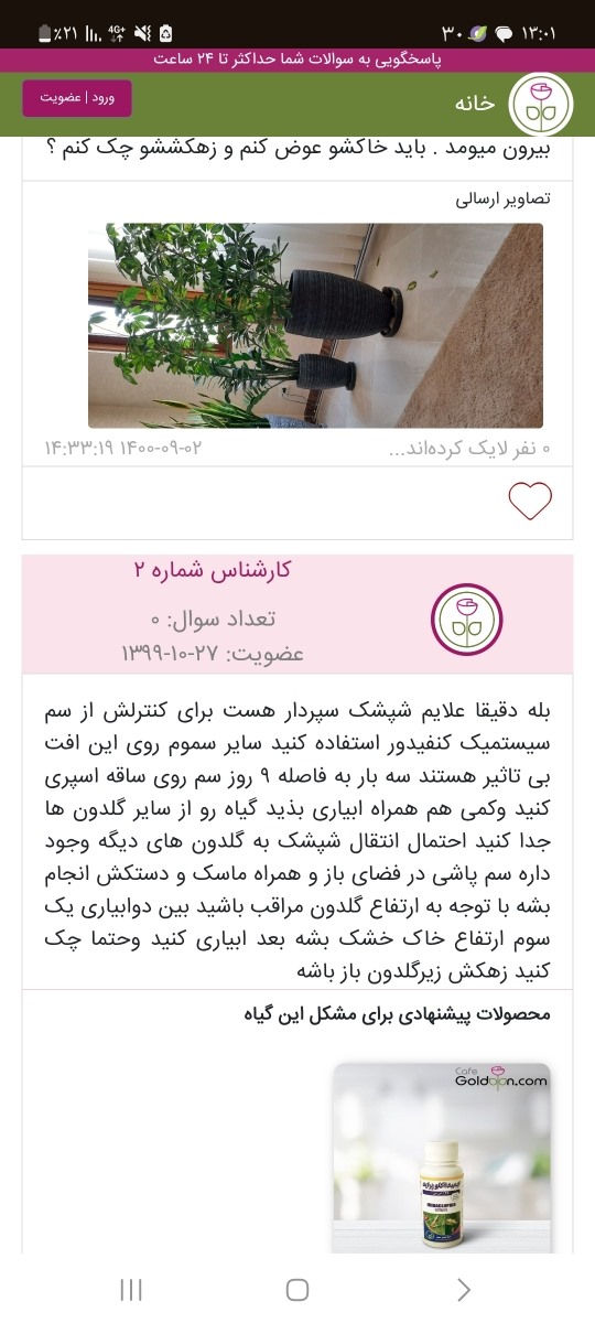 خانومایی که متخصص گیاه و گل هستین بیاین خانومایی که متخصص گیاه و گل هستین بیاین