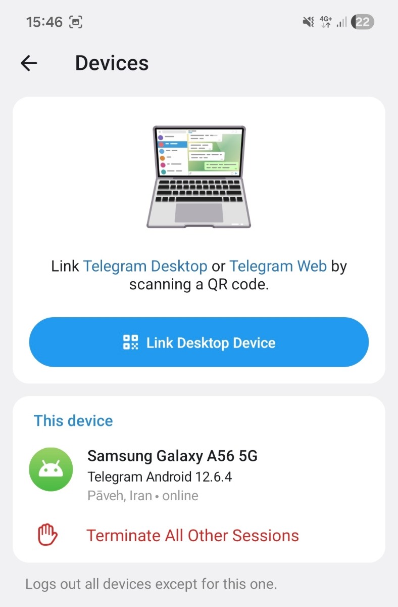 باز شدن تل.گ.رام بدون قند.شکن