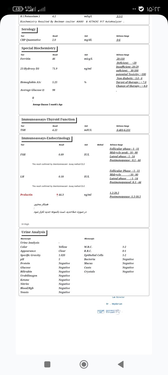 تاخیر در پریود و لکه بینی
