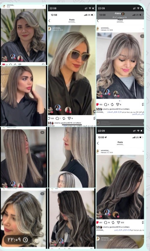 به نظرتون‌رنگ‌ موهام خوب شده