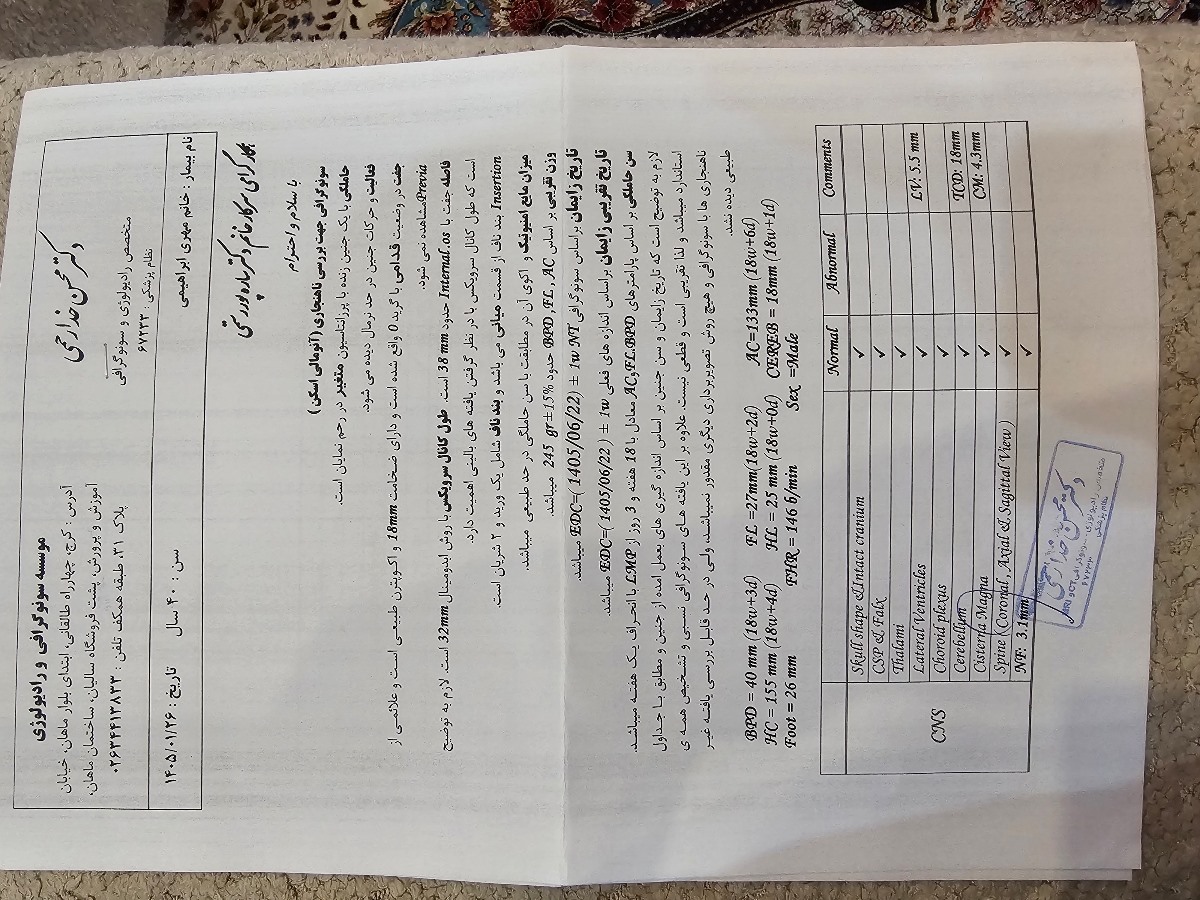 اینم سونو واسه فروردین ماه. بود اینم سونو واسه فروردین ماه. بود