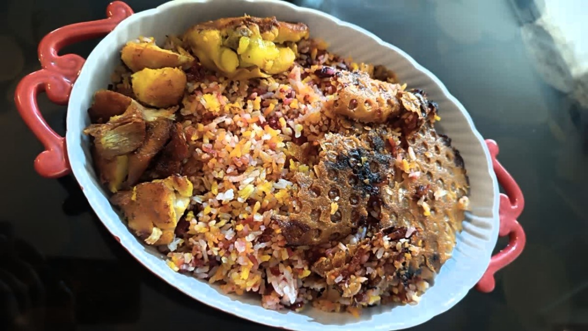 آلبالو پلو 😋 آلبالو پلو 😋