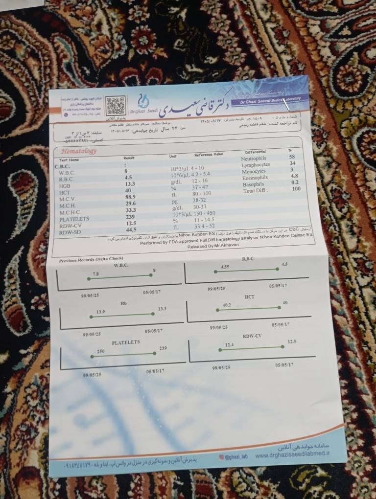 جواب سونوگرافی و برداشتن رحم