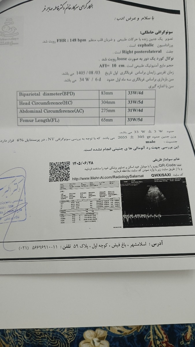 سلام خانم دکتر زدن امپول پرولوتون