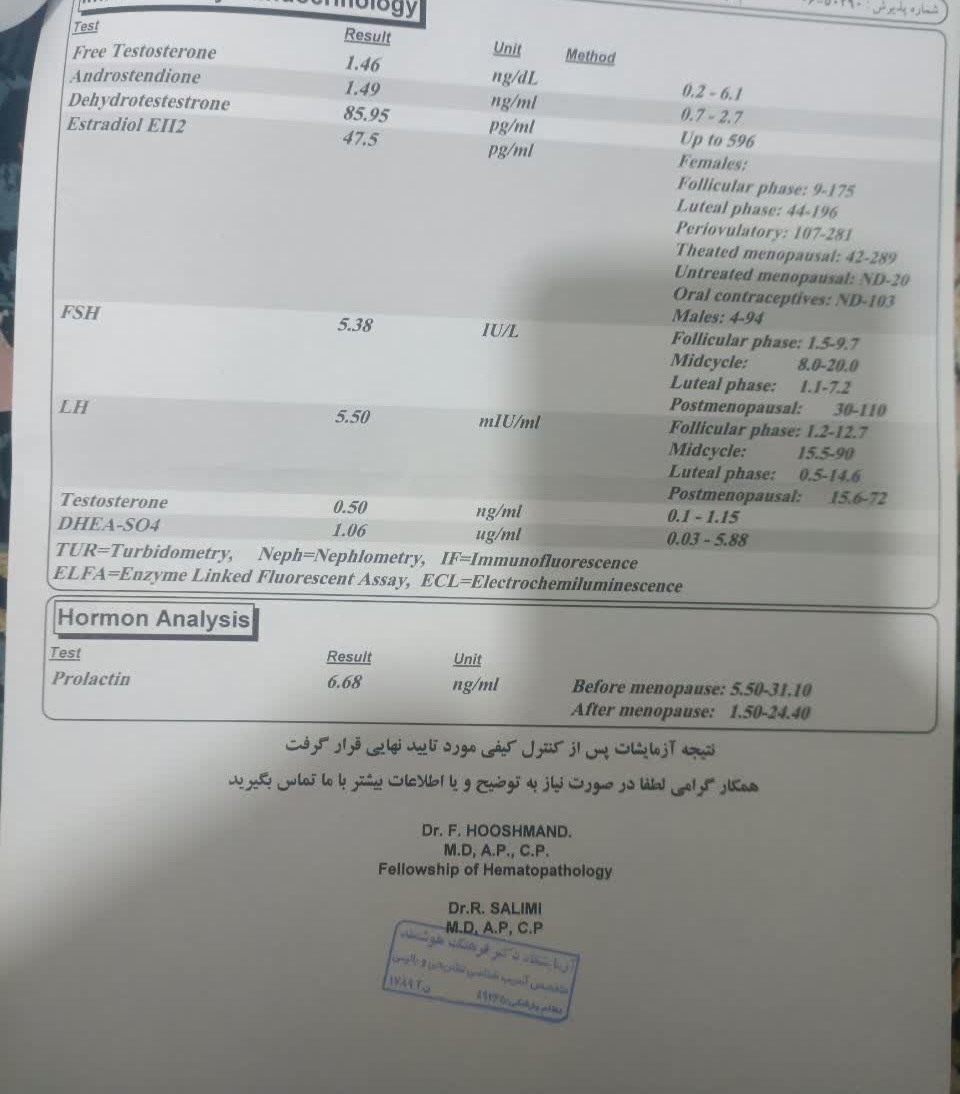 نمونه برداری از رحم بخاطر ضخامت زیاد آندومتر نمونه برداری از رحم بخاطر ضخامت زیاد آندومتر